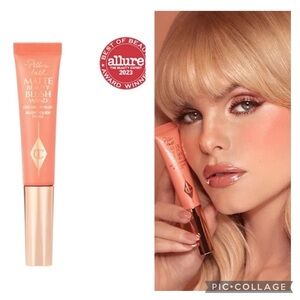 Charlotte Tilbury Matte Beauty Blush Wand Pillow
Talk Peach Pop Liquid Blush